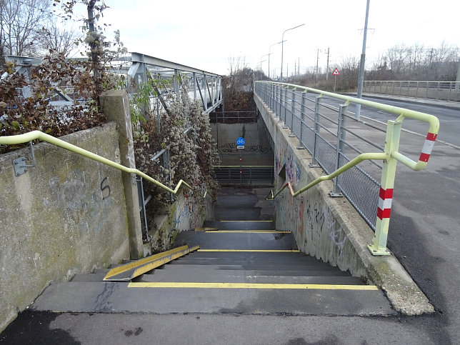 Unterfahrung Richard Neutragasse, Brcke Thayagasse