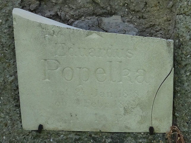 Gedenktafel Eduard Popelka