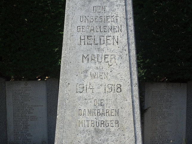 Kriegerdenkmal Mauer