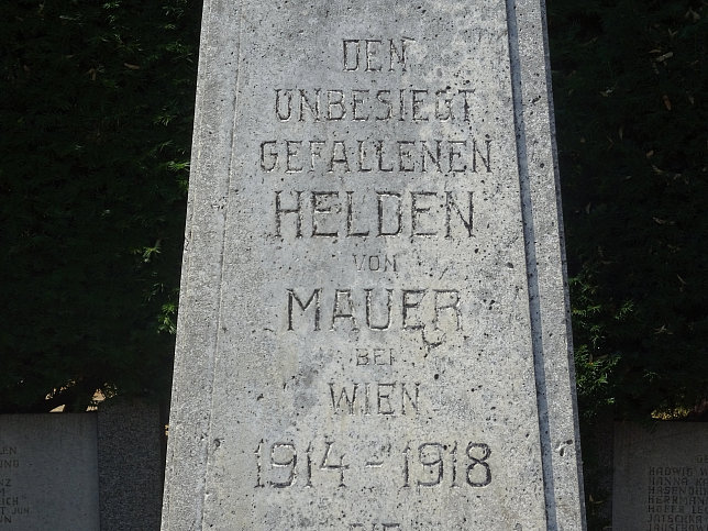 Kriegerdenkmal Mauer