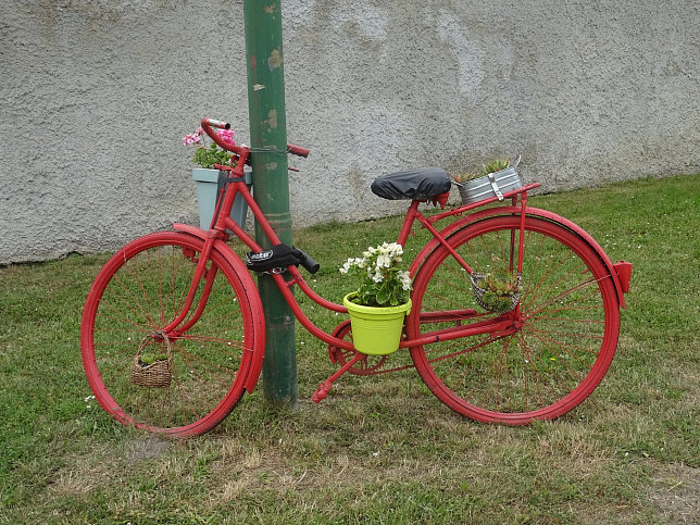 Breitstetten, Blumenfahrrad