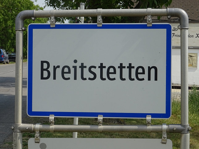 Breitstetten, Ortstafel
