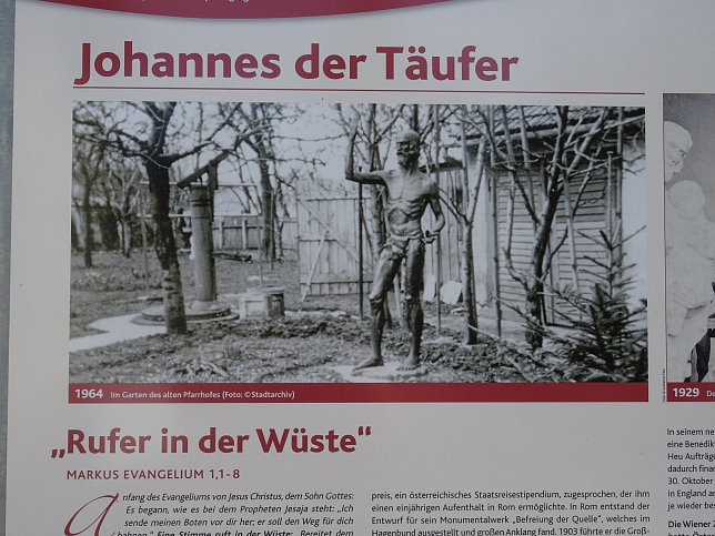 Deutsch-Wagram, Skulptur Johannes der T�ufer