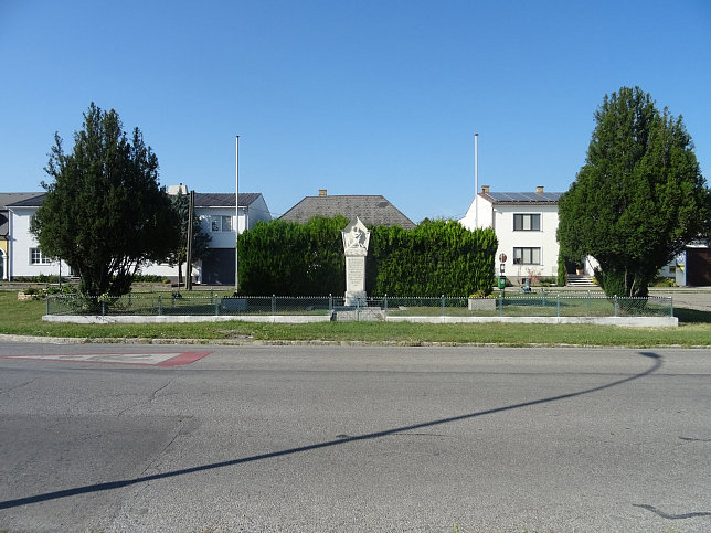 Franzensdorf, Denkmal an den Eissto von 1830