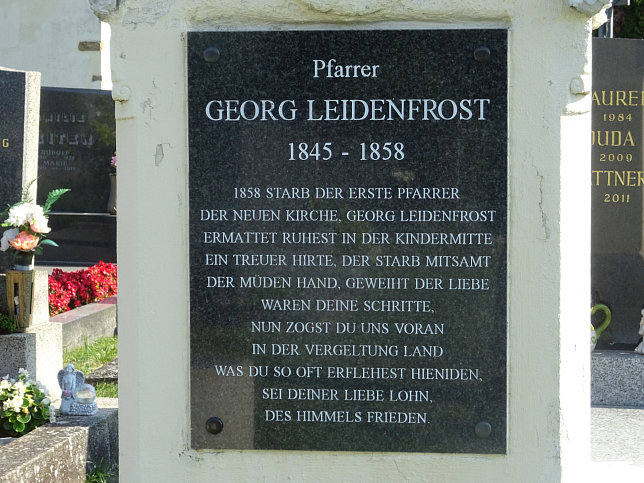 Franzensdorf, Pfarrer Georg Leidenfrost