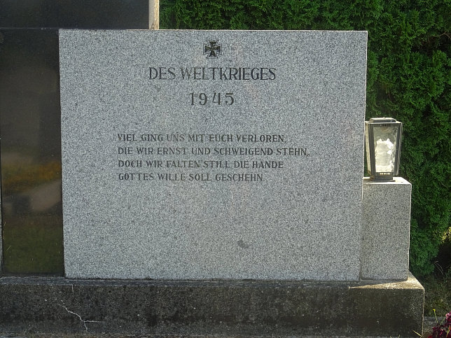 Franzensdorf, Kriegerdenkmal (Friedhof)