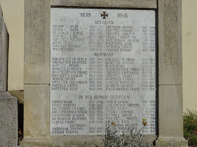 Gerasdorf bei Wien, Kriegerdenkmal