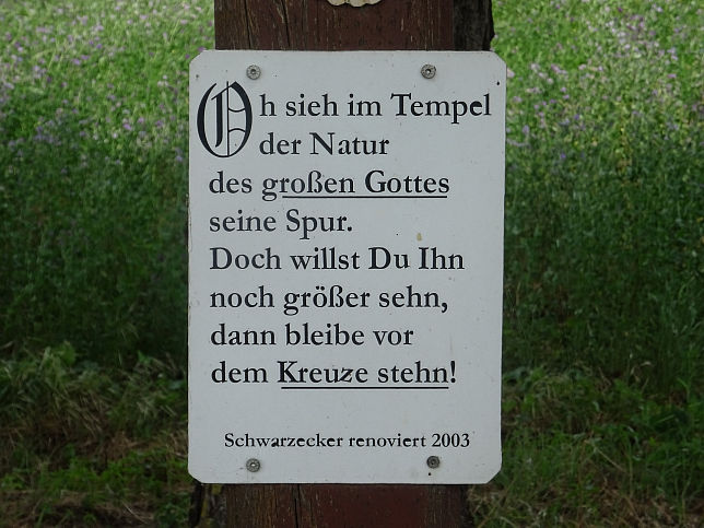 Glinzendorf, Kreuz Thomas Schwarzecker