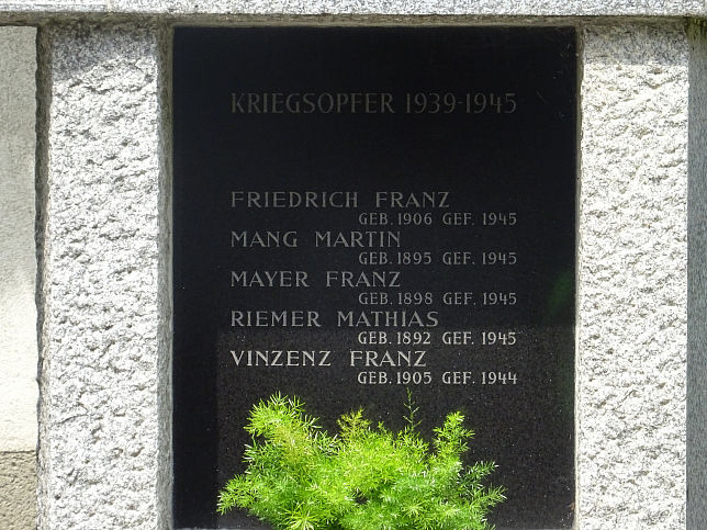 Glinzendorf, Kriegerdenkmal
