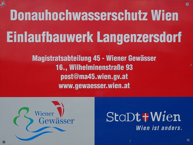 Langenzersdorf, Einlaufbauwerk