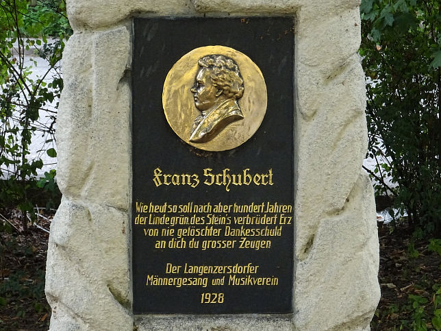Langenzersdorf, Franz-Schubert-Denkmal