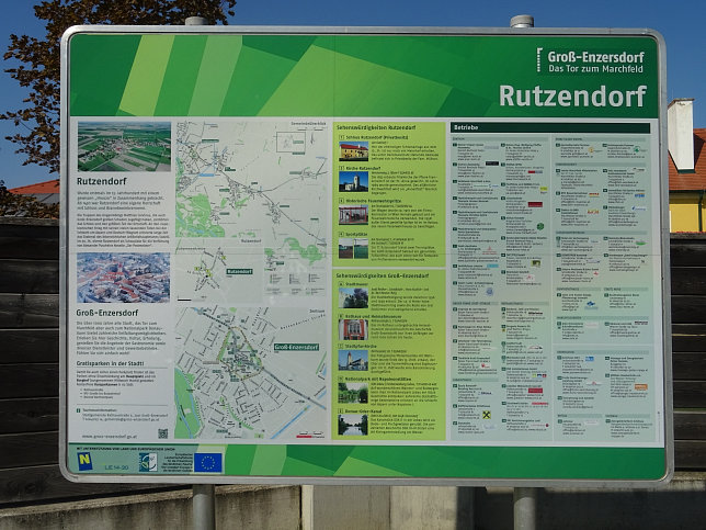 Rutzendorf, Infotafel