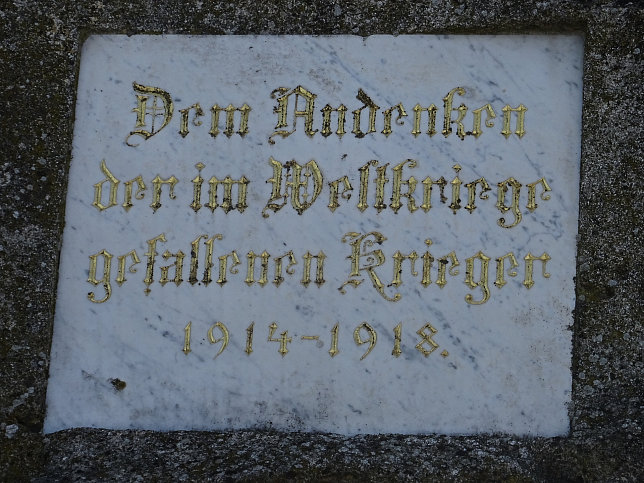 Zwlfaxing, Kriegerdenkmal