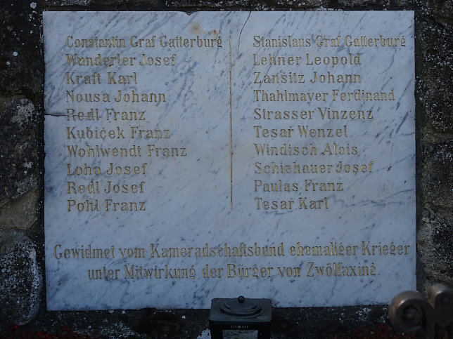 Zwlfaxing, Kriegerdenkmal