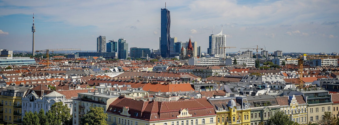 Wien, Luftaufnahme